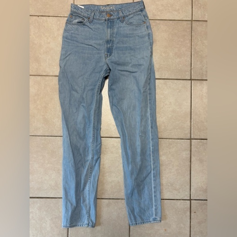 Mother Snacks light blue jeans flawed size 29
